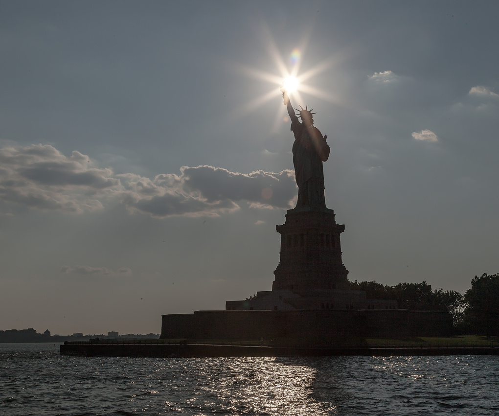 Silhouette of Liberty